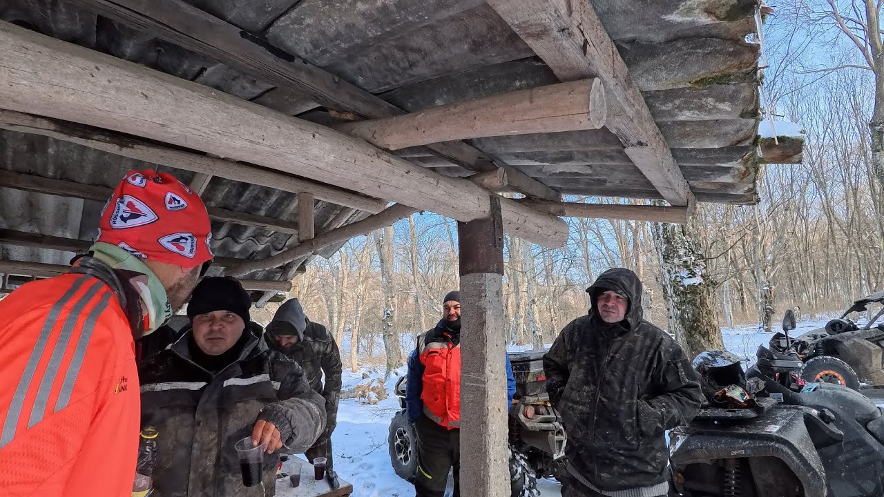 Самотно бягане в гората при -10 градуса