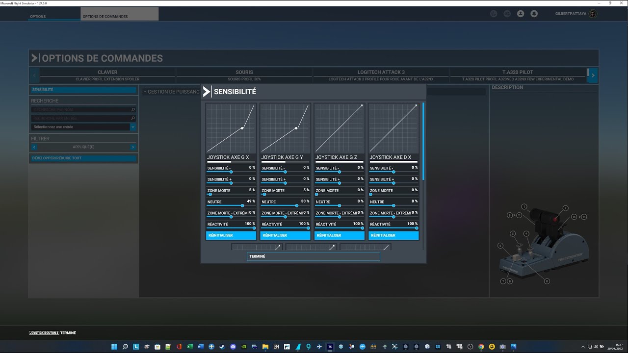 MSFS2020 SALTY Boeing 747 8i Tutoriel :  Configurer le THRUSTMASTER Airbus TCA Quadrant  (Throttles)