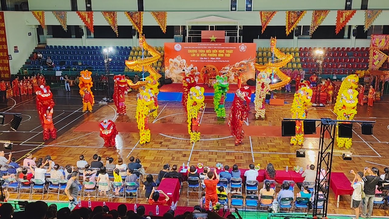 Thập bát lân múa khai xuân 2026#mualansurong #liondance