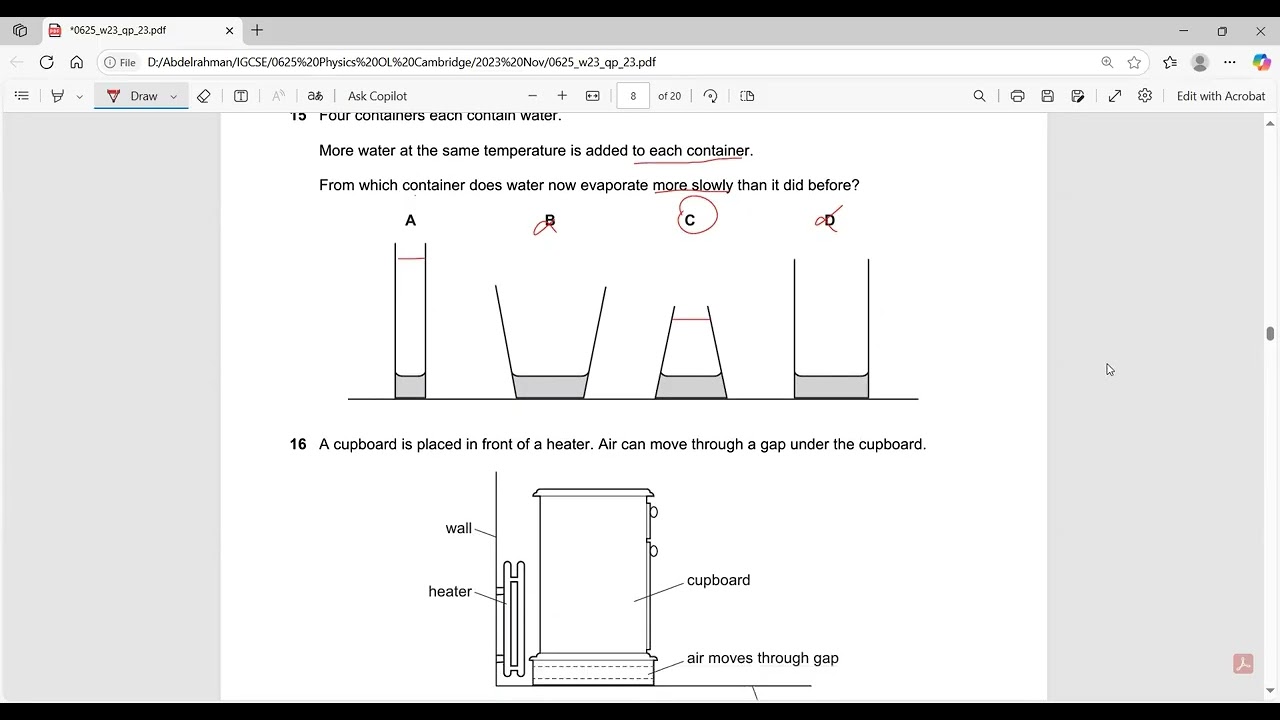 Физика IGCSE 0625/23/O/N/23