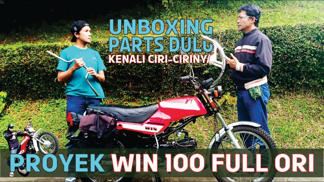 Yuk Kenali Ciri2 Part Honda WIN 100 Original. Proyek Bangun Win Full Ori Dimulai! UNBOXING & REVIEW
