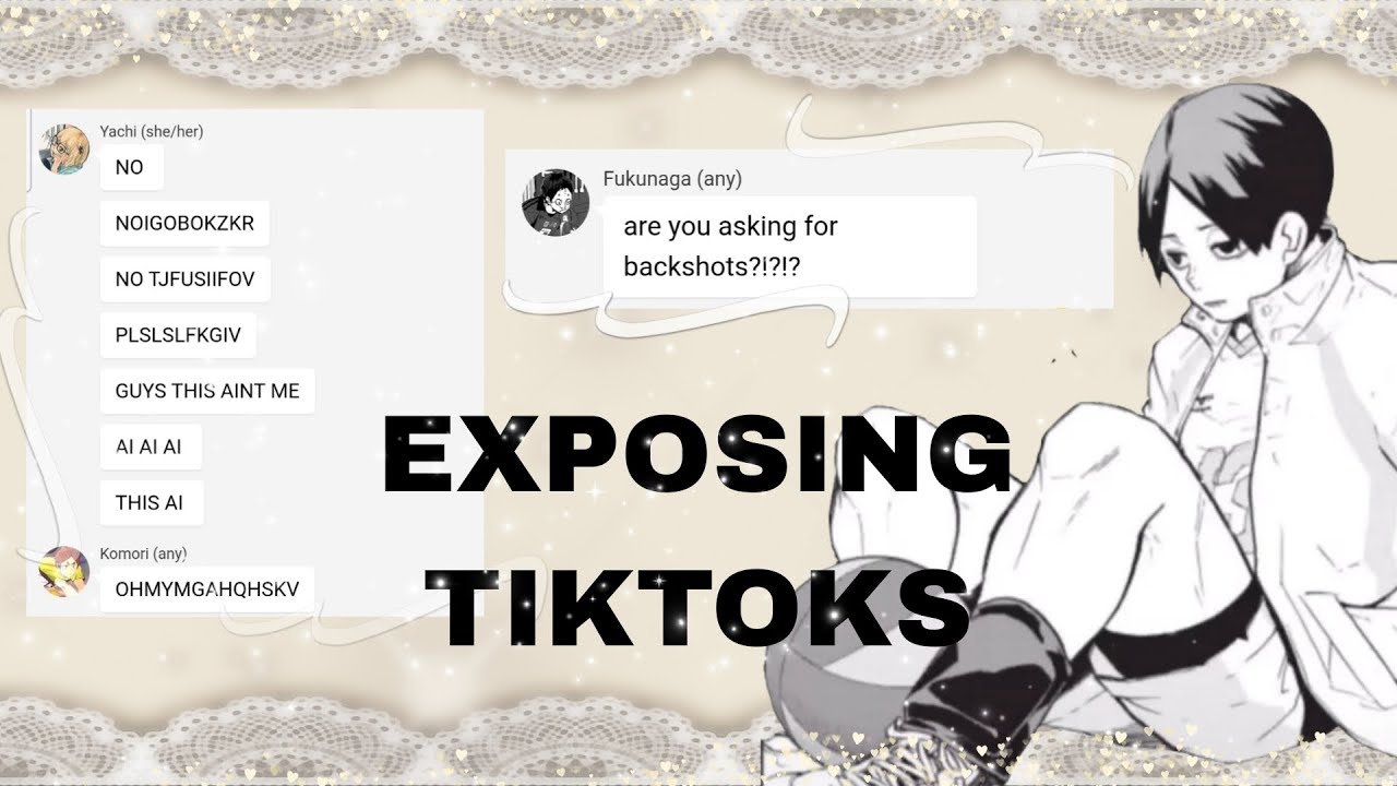 haikyuu texts | exposing tiktoks ! 