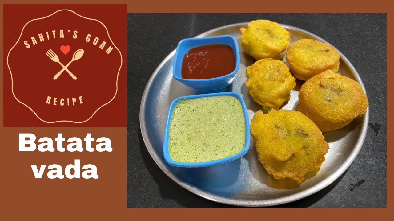 Batata Vada | बटाटा वडा | Crispy Vada Street Style | Sarita’s Goan Recipe