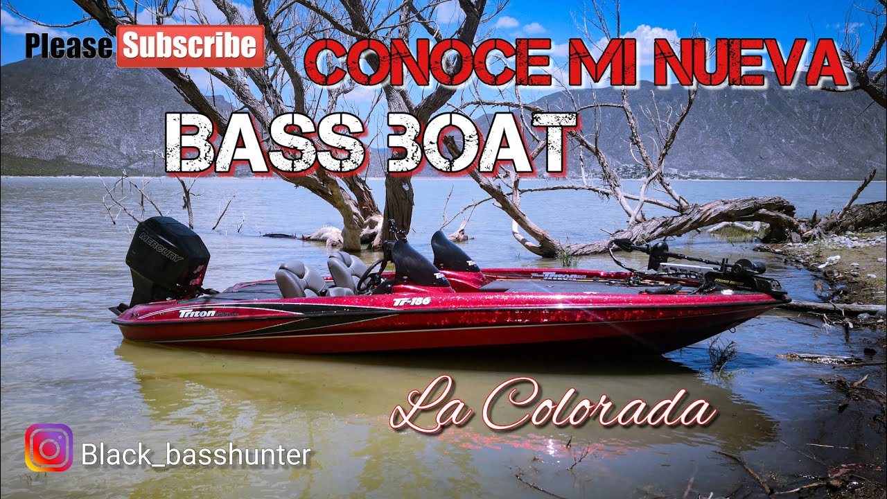 Conoce mi NUEVA Bass Boat 🤩  "La COLORADA" 💯 💥   / I bought a BRAND NEW Bass Boat.