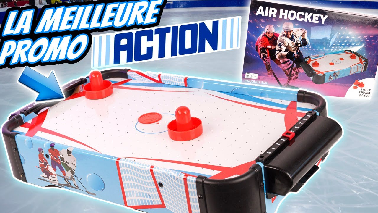 MAGASINS ACTION: Cette PROMO de FOLIE sur un jeu de AIR HOCKEY à saisir absolument !