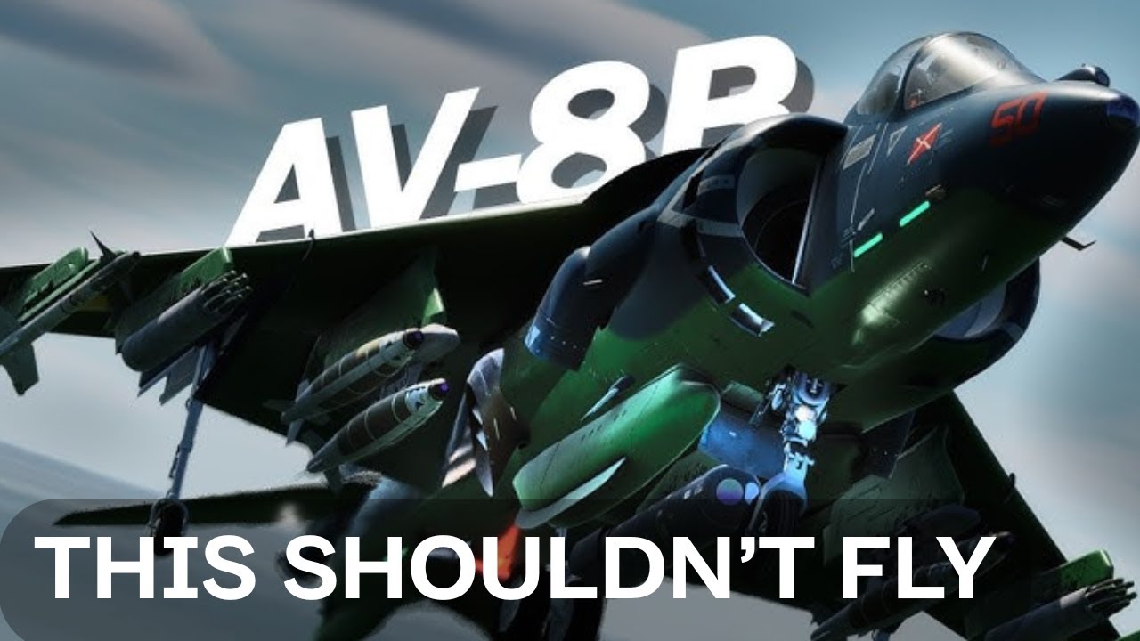 How This Jet Breaks the Rules of Flight | AV 8B Harrier II