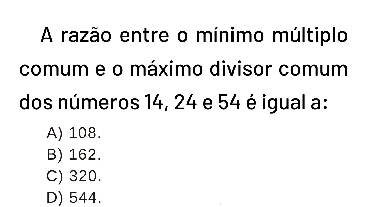 Essa é fácil mas a maioria não consegue | RAZÃO, MMC, MDC E Raciocínio lógico‼️