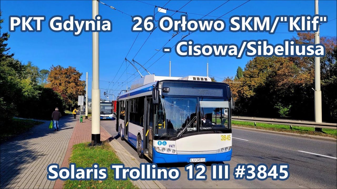 PKT Gdynia - linia 26, Solaris Trollino 12 III #3845