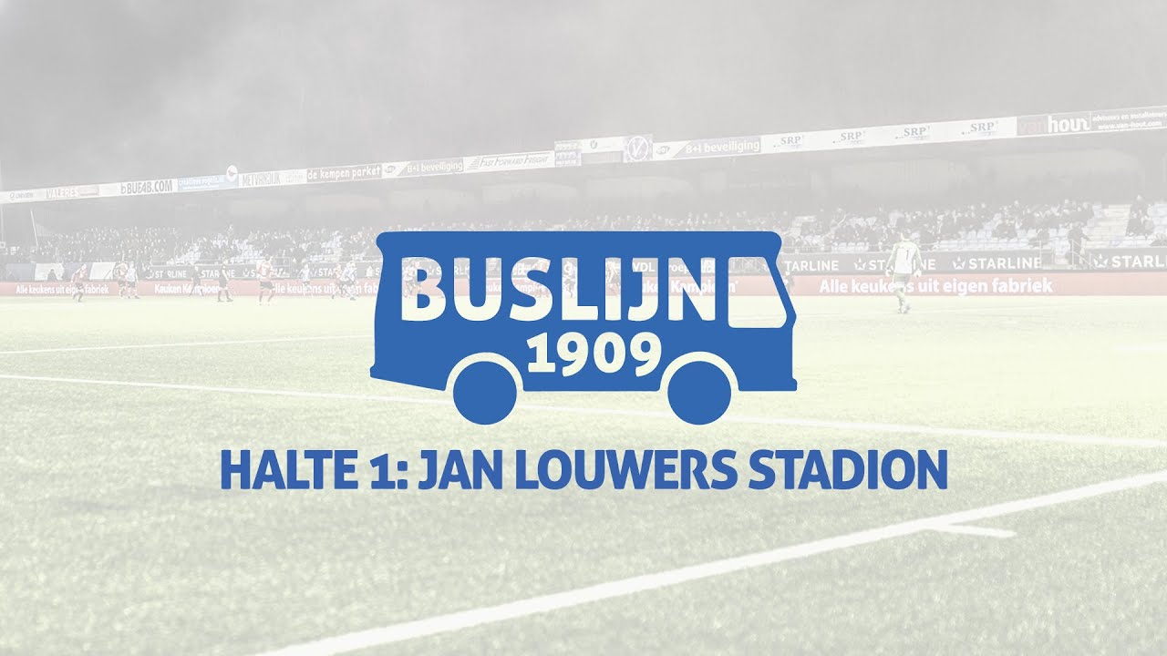 Halte 1: Jan Louwers Stadion | Buslijn 1909
