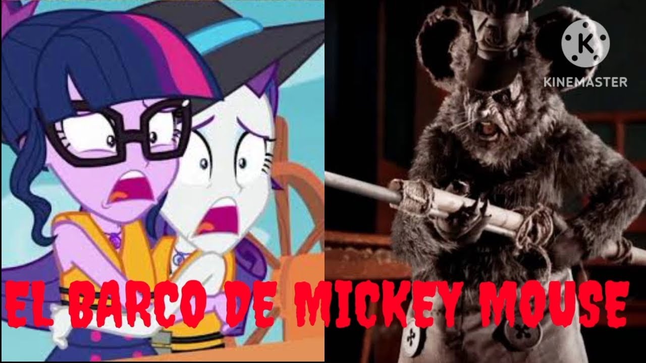 Creepypasta de My Little Pony Equestria Girls Screamboat el barco de Mickey Mouse 