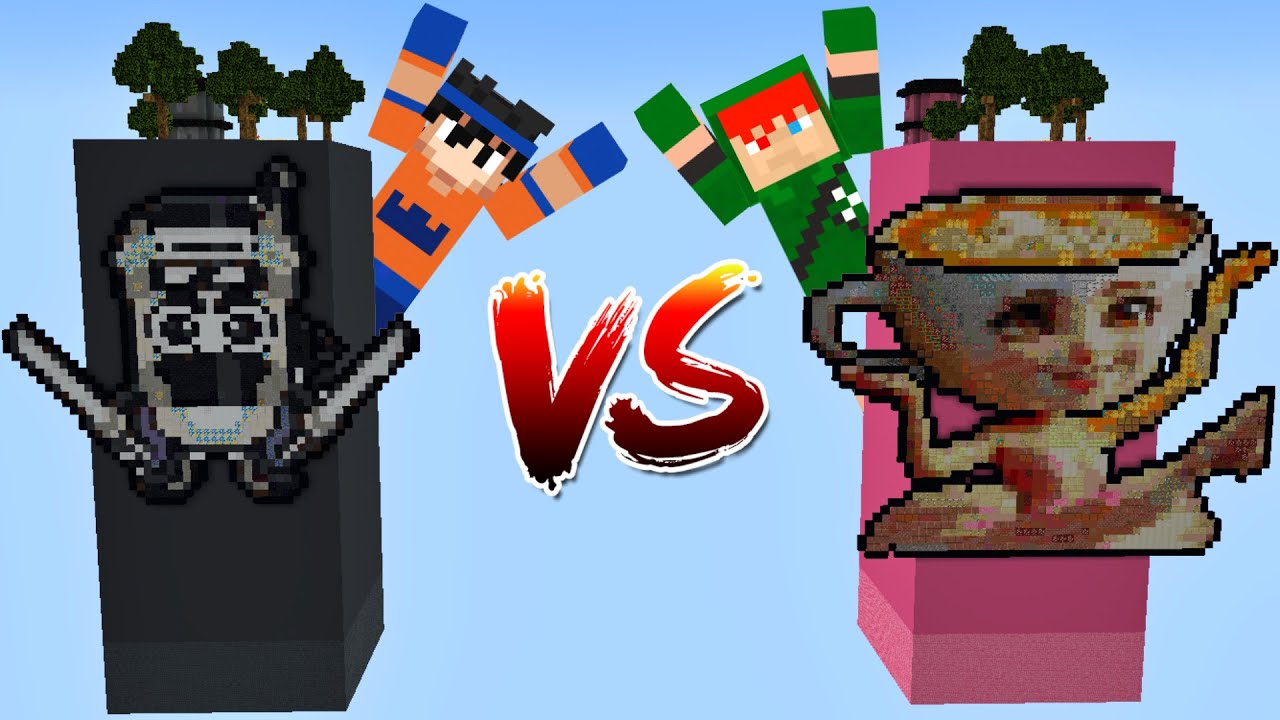 ОСТРОВ BALLERINA CAPPUCCINA против ОСТРОВА УБИЙЦЫ CAPPUCCINO в MINECRAFT!