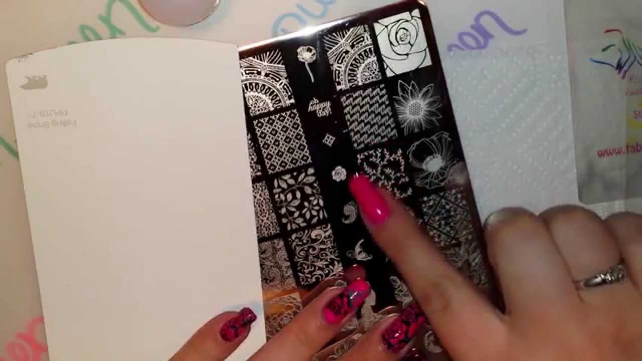 double preocessed stamping with uberchic 1-02