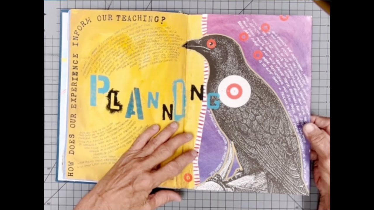 Sketchbook Tour | Chapter One – A Mixed Media Art Journal with Collage & Paint