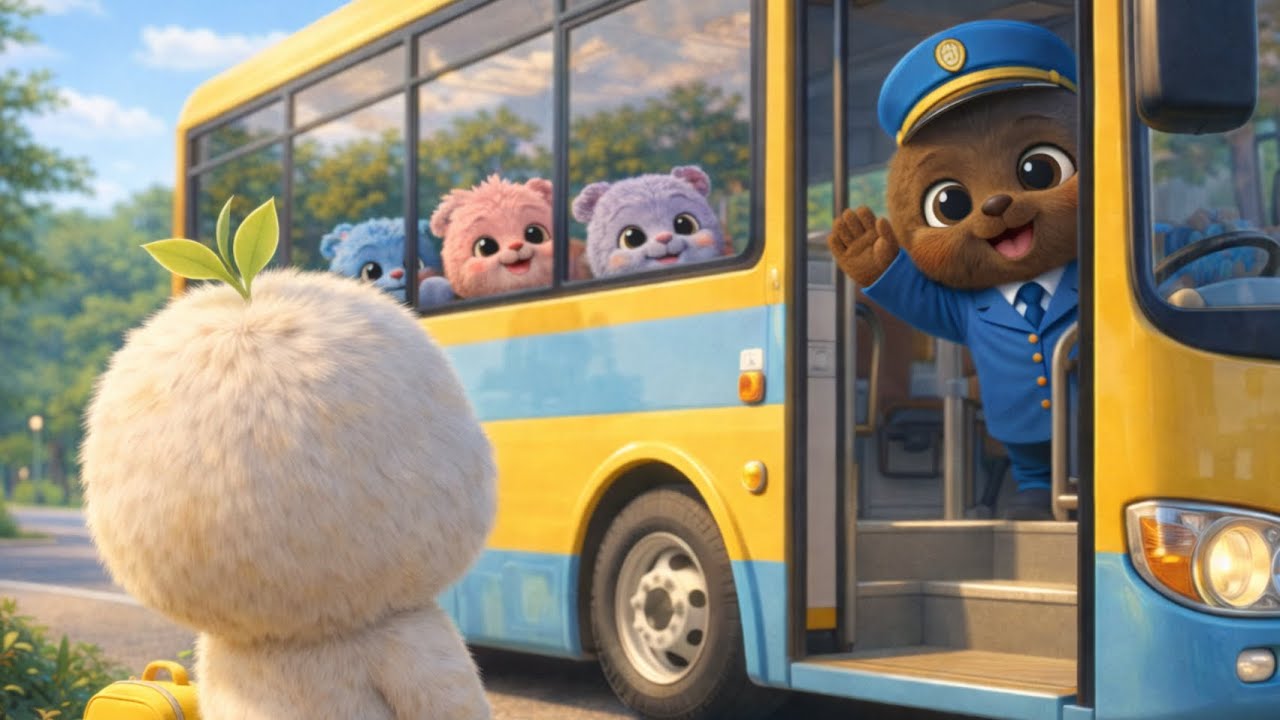 🚌 The Wheels on the Bus with Marshy | Kids Songs 🎵