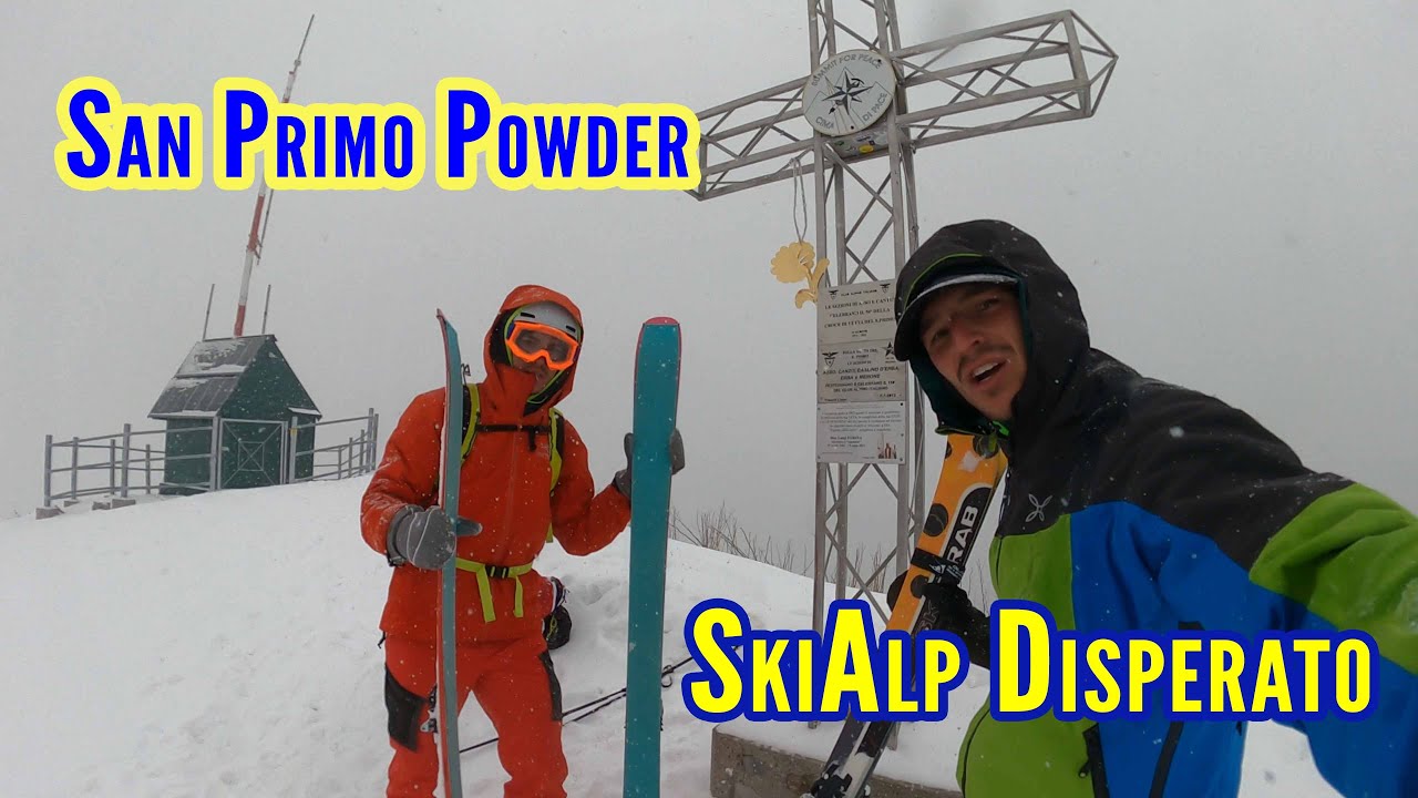 Scialpinismo Monte San Primo - Nella POWDER