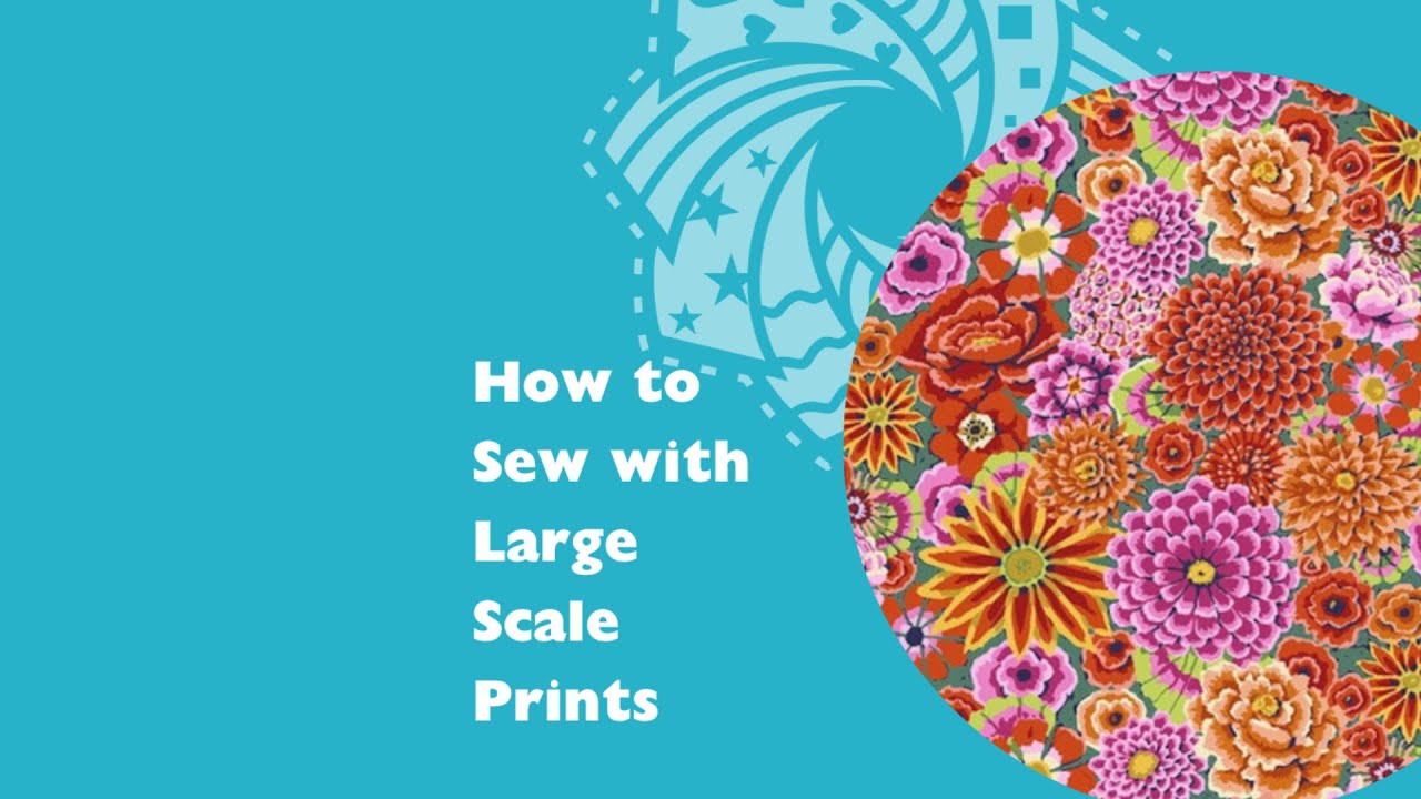 How to Sew with Large Scale Prints
