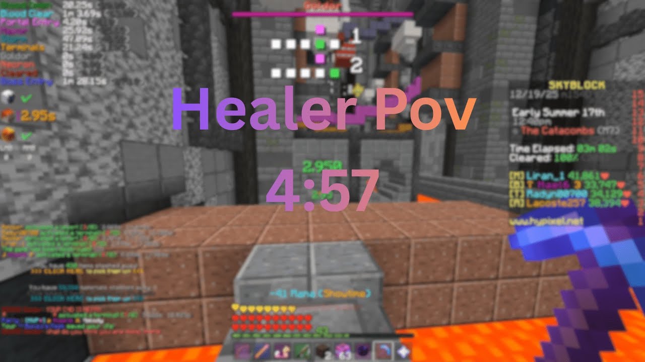 M7 Healer POV 4:57 | HYPIXEL SKYBLOCK