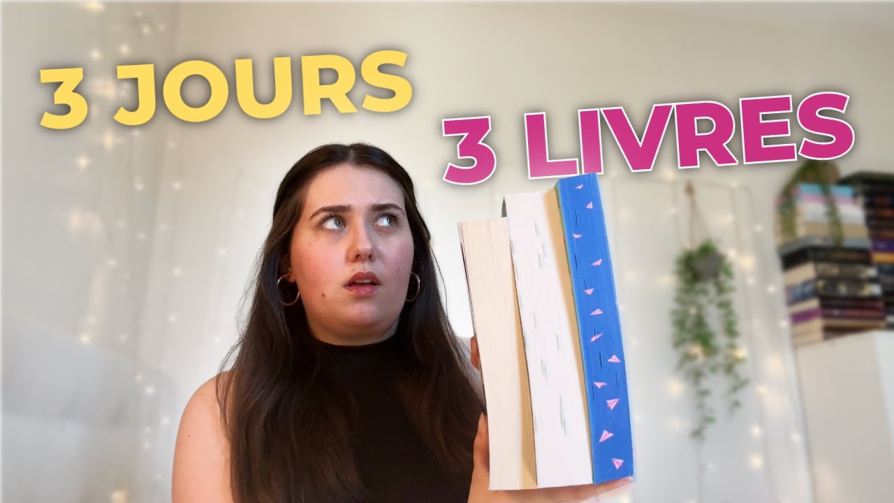JE LIS 3 LIVRES EN 3 JOURS ???😨 *marathon lecture*