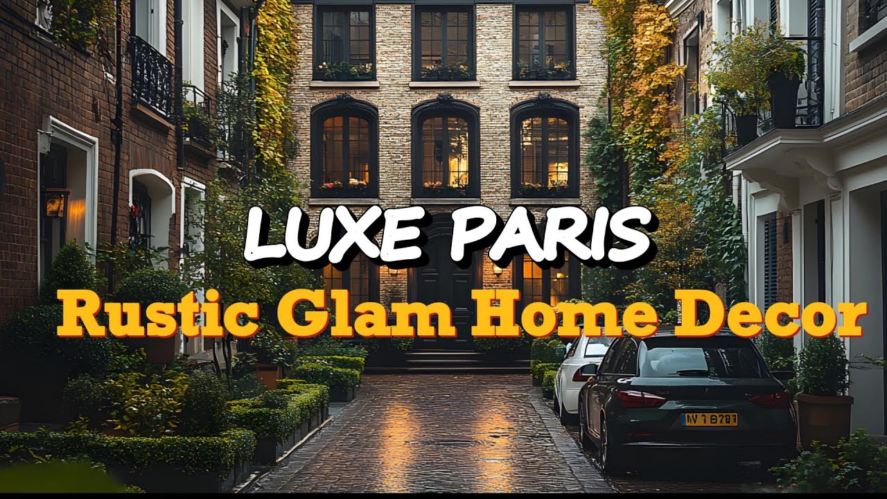 Parisian Rustic Glam Home Decor: Mixing Vintage and Modern Styles for a Unique Look