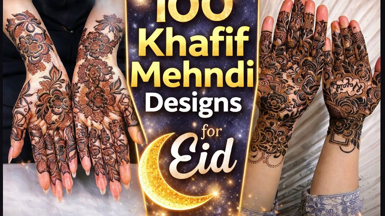 100 Khafif Mehndi Designs for Eid 2026 ✨🌙 | Latest Eid Mehndi Design | Stylish Eid Henna #shorts