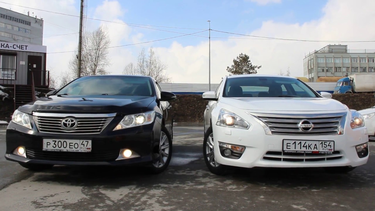 Сравнительный обзор Nissan Teana и Toyota Camry | Видео-обзоры AutoLab (Выпуск 8)