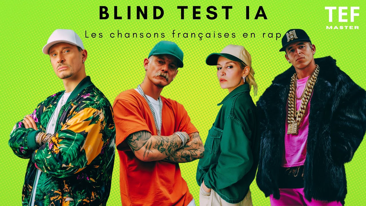 BLIND TEST IA : Les CHANSONS FRANÇAISES CULTES transformées en RAP ! 🤯 Saurez vous les reconnaître ?