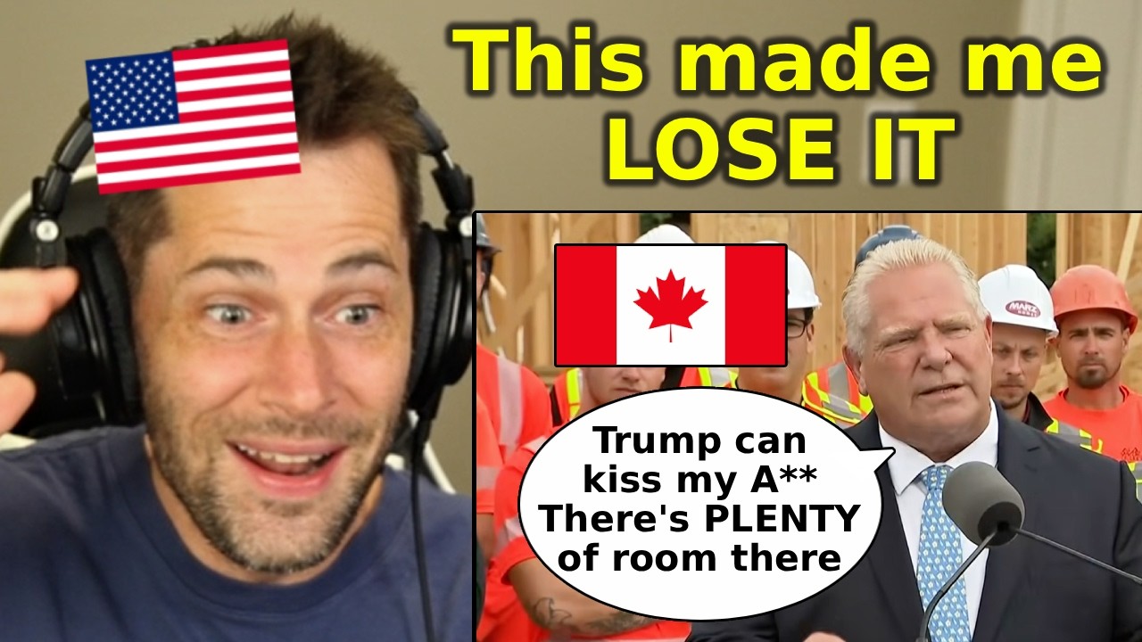 American Reacts to Canadian Premiers ROASTING Donald Trump