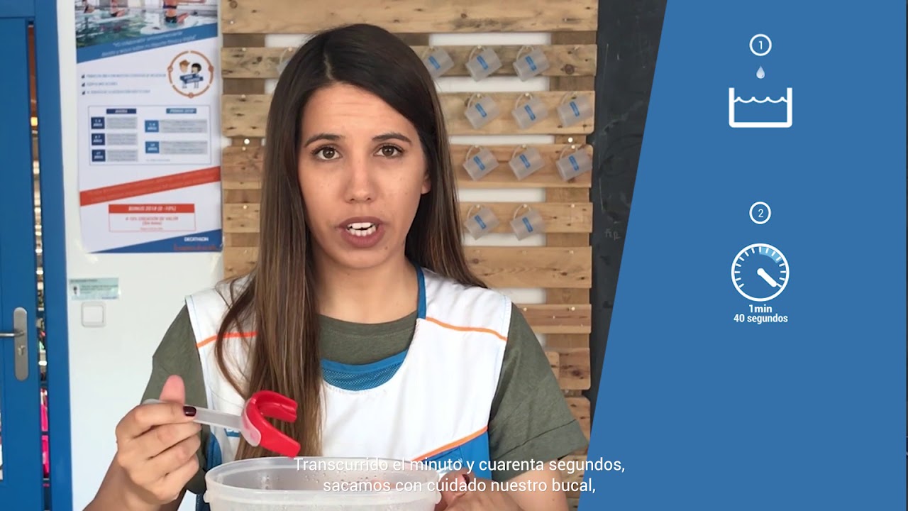 Darle forma al protector bucal