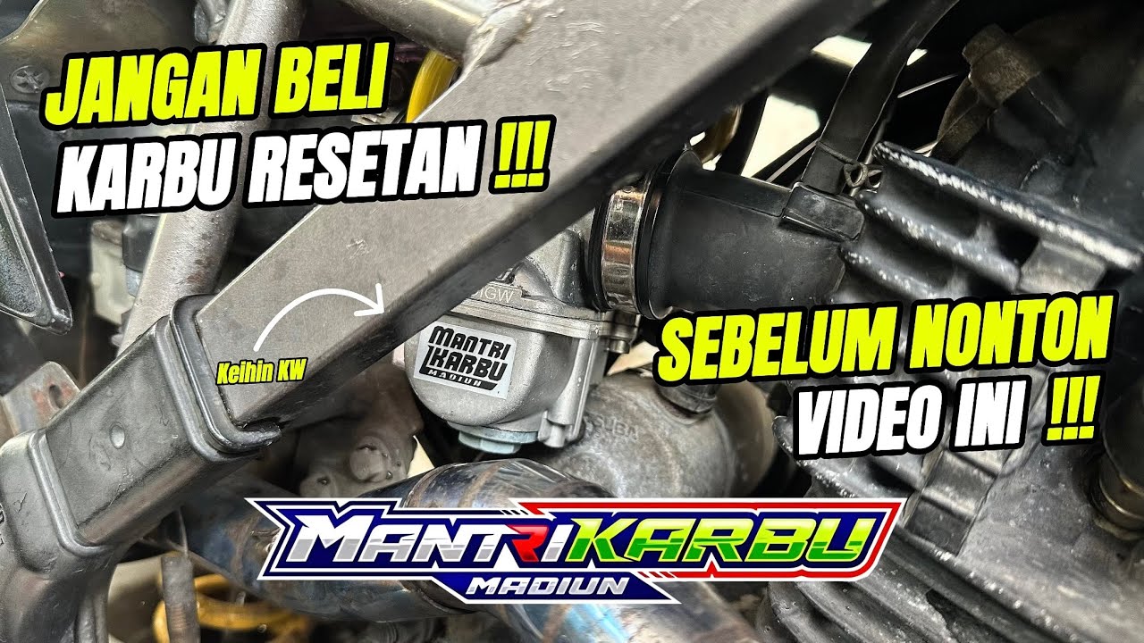 Pakai Karbu Ini Yakin Gak Brebet? Pasang Karburator Dari Mantri Karbu PWK 28 Di KLX 150 Standar