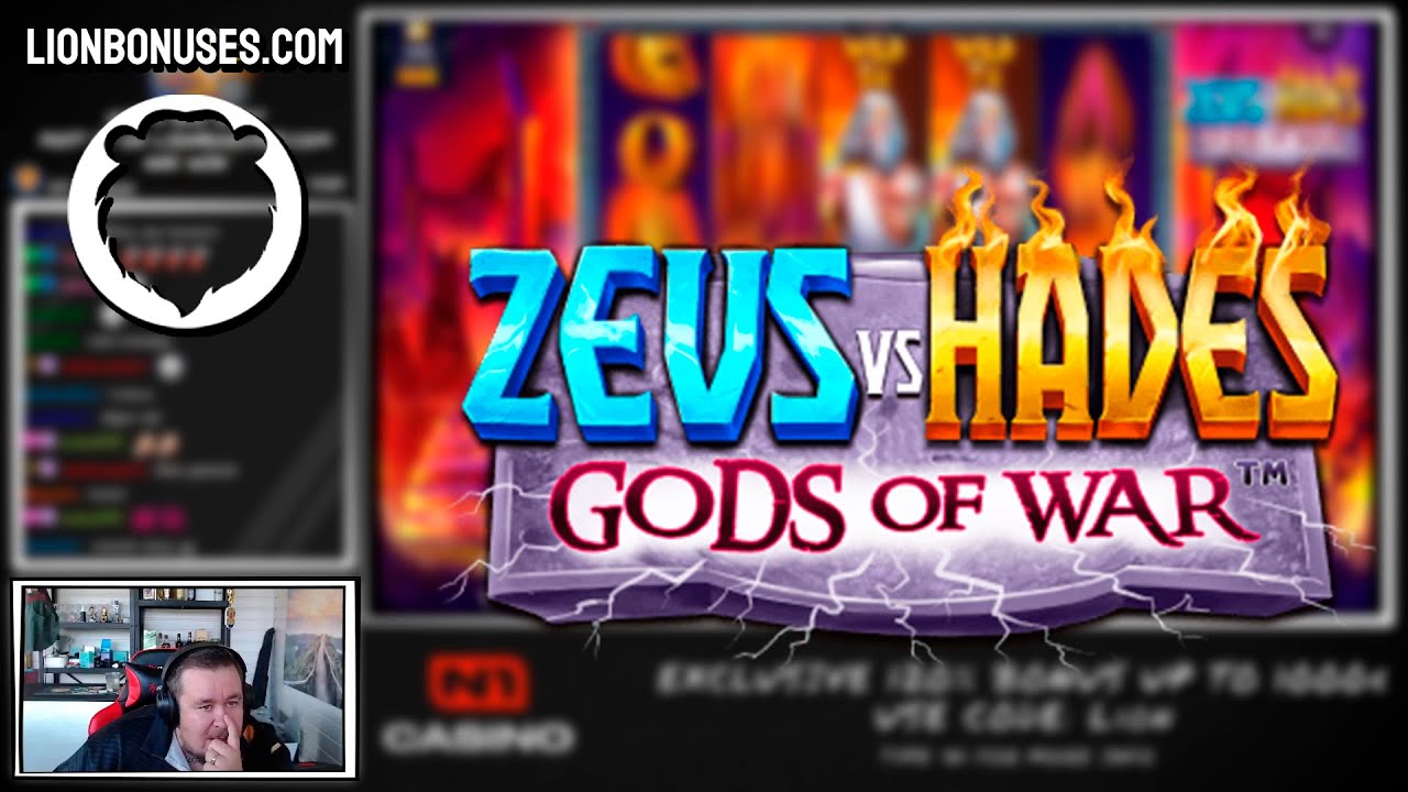 ZEUS VS HADES GODS OF WAR ★ COMEBACK? ★ VIHISLOTS TWITCH STREAM