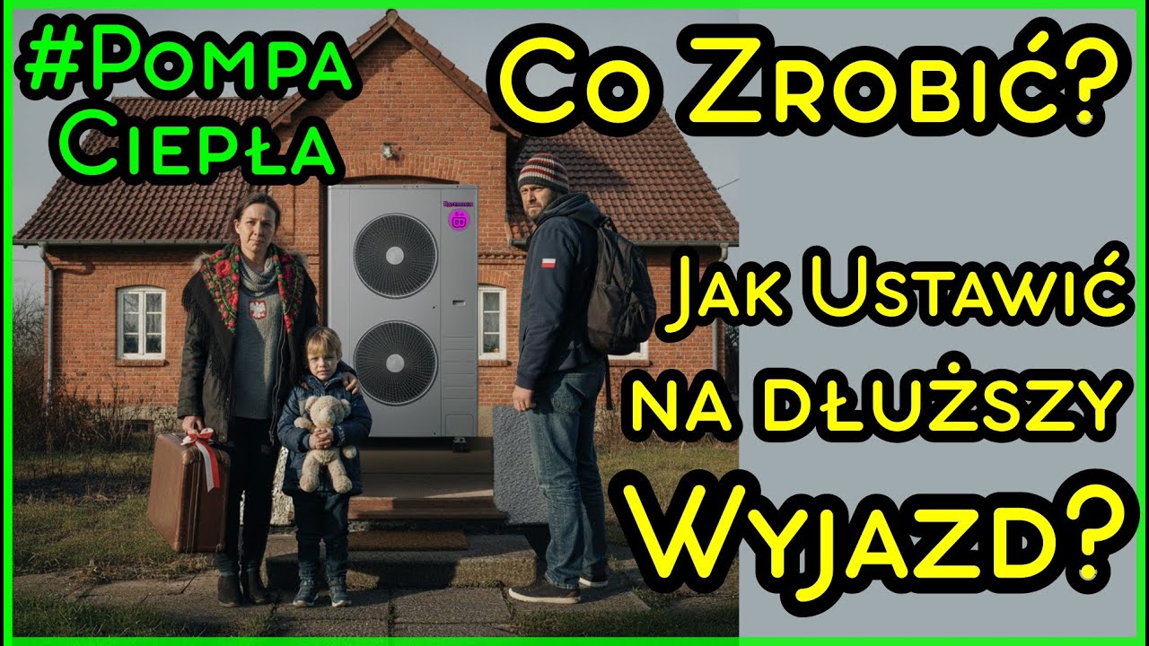 Jak ustawić Pompę Ciepła by pobierała jak najmniej Energii jeśli opuszczamy dom na dłużej?