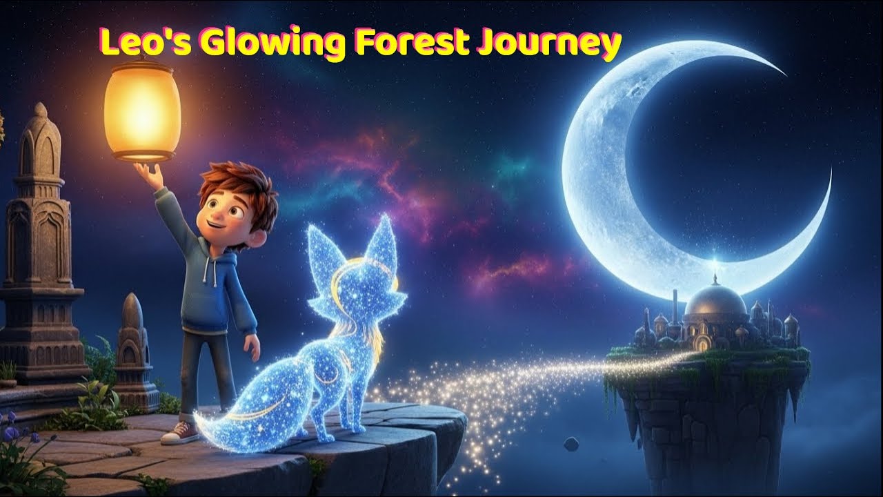 Leo's Glowing Forest Journey | - 3D Animated Story for Kids | Fun Learning Adventure