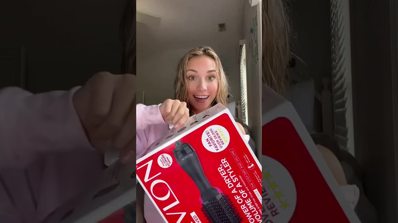 Revlon One-Step Hair Dryer unboxing 
