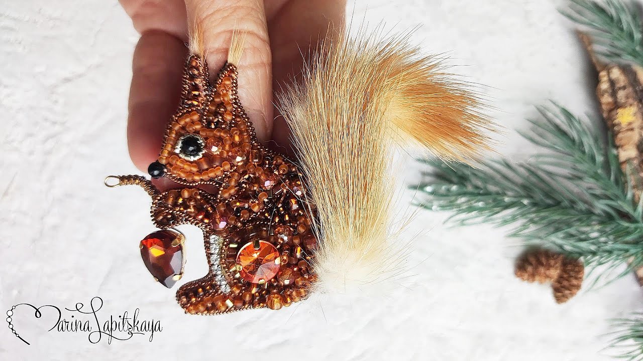 🐿️ Как сделать брошь 