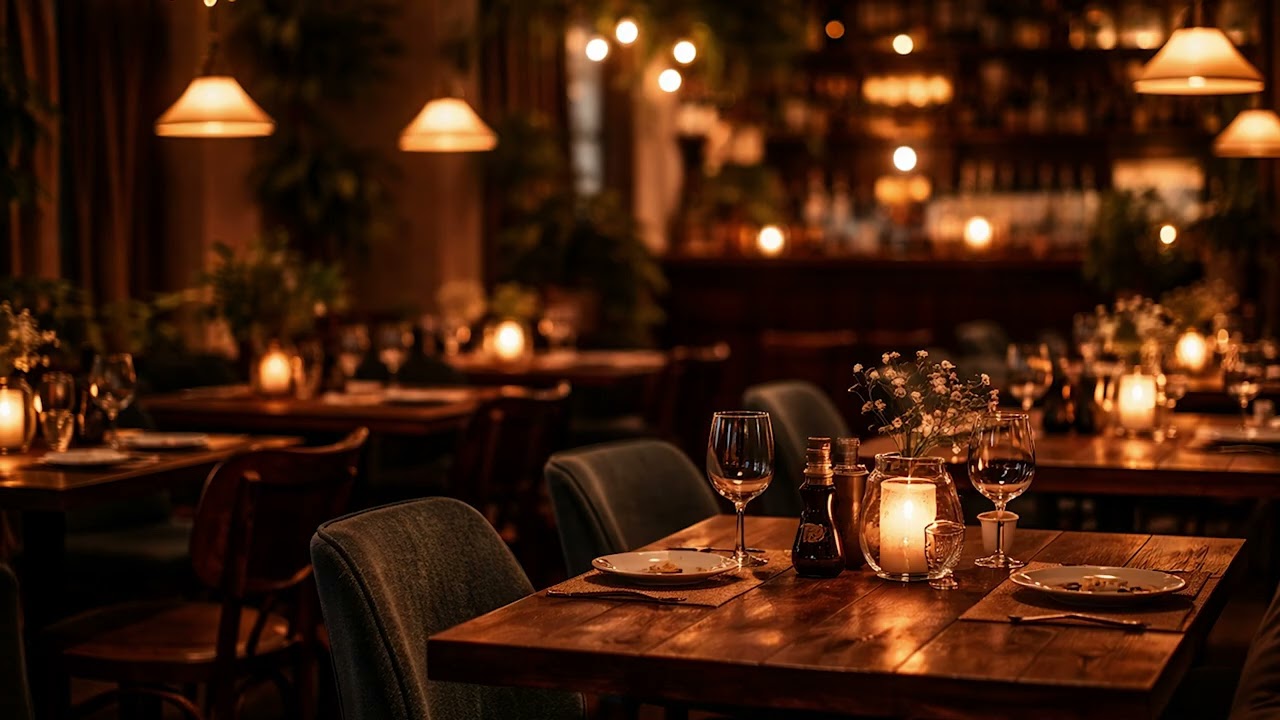 Ambient Soft Background Music for Dinner – 3 Hour Cozy Instrumental Music