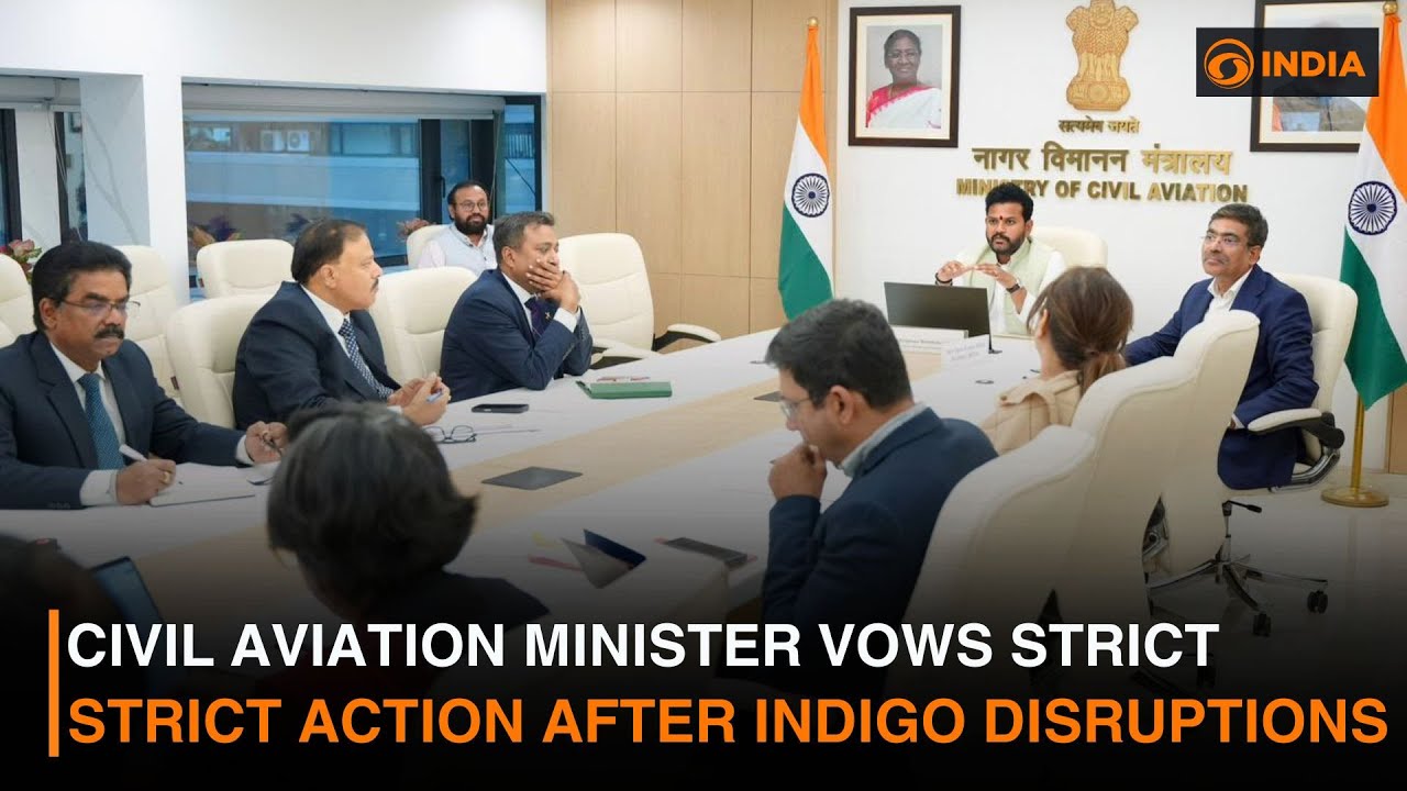 Civil Aviation Minister Vows Strict Action After IndiGo Disruptions & more news | DD India News Hour