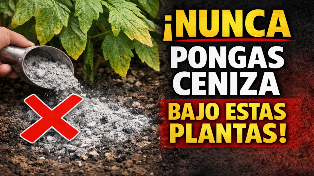 ¡NUNCA eches ceniza bajo ESTAS plantas! El gravísimo error que DESTRUYE toda tu cosecha.