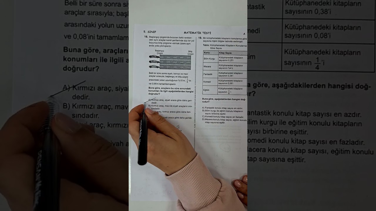 5.sınıf 2025 bursluluk sınavı çözümleri 4                    #maarif 