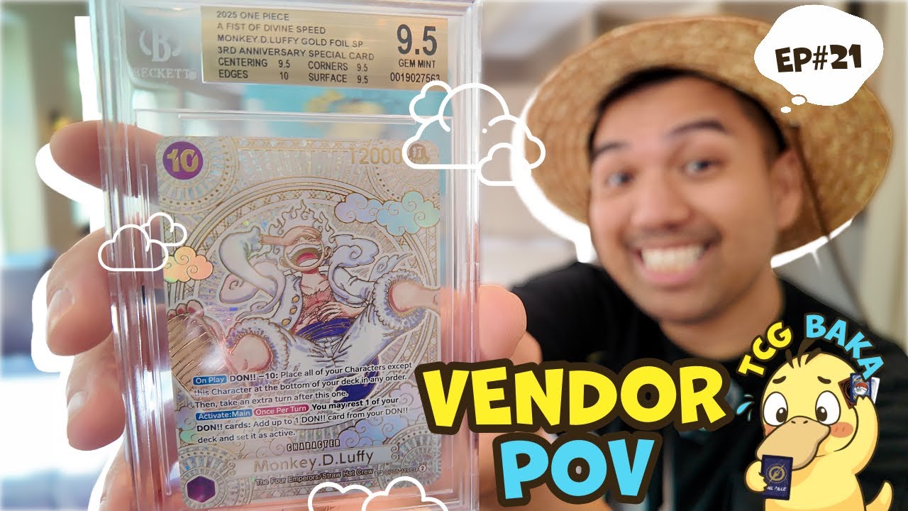OP-14 SPs 🫧 RORONOA ZORO & EUSTASS KID  | SD Card Show | One Piece TCG Vendor POV EP 21