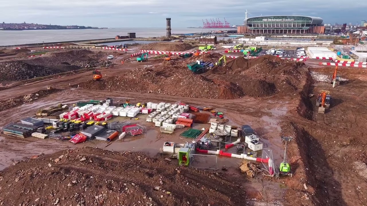 Bramley moore dock park progress