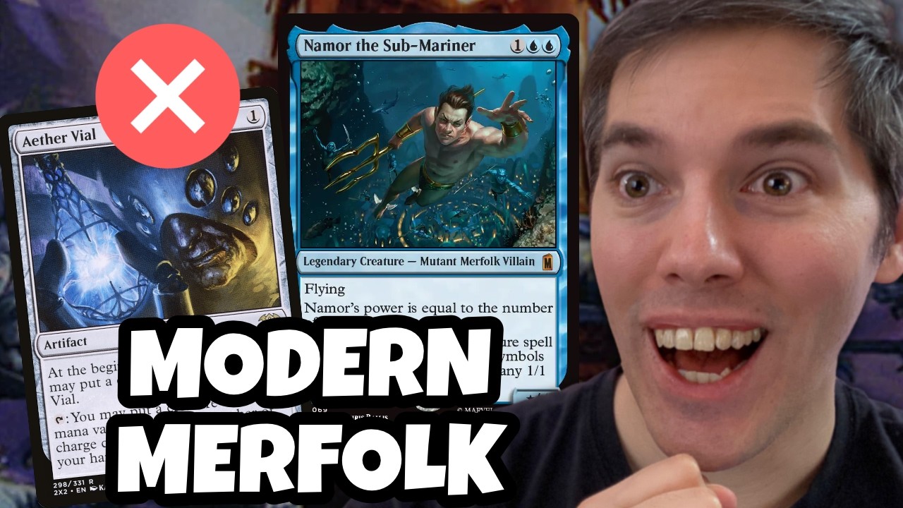 Modern Merfolk Without Vial Actually Works! (MTG Gameplay)