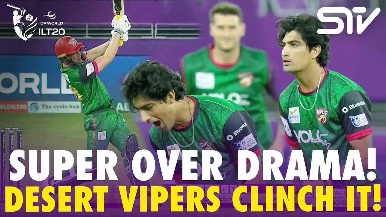 SUPER OVER DRAMA! Desert Vipers CLINCH IT! | DV vs GG | Match 08 | DP World ILT20 2025-26 M3Y1J