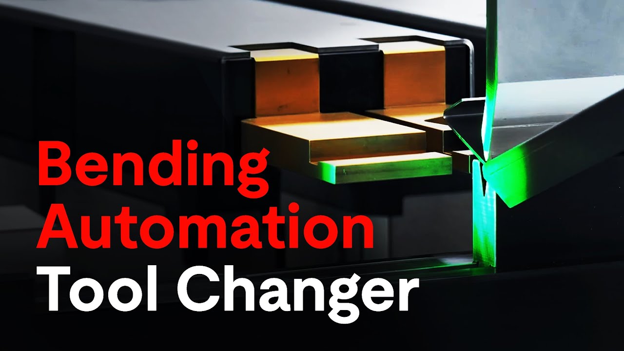Demo of the Modular Tool Changer for Press Brakes | Automatic bending machine | Bystronic