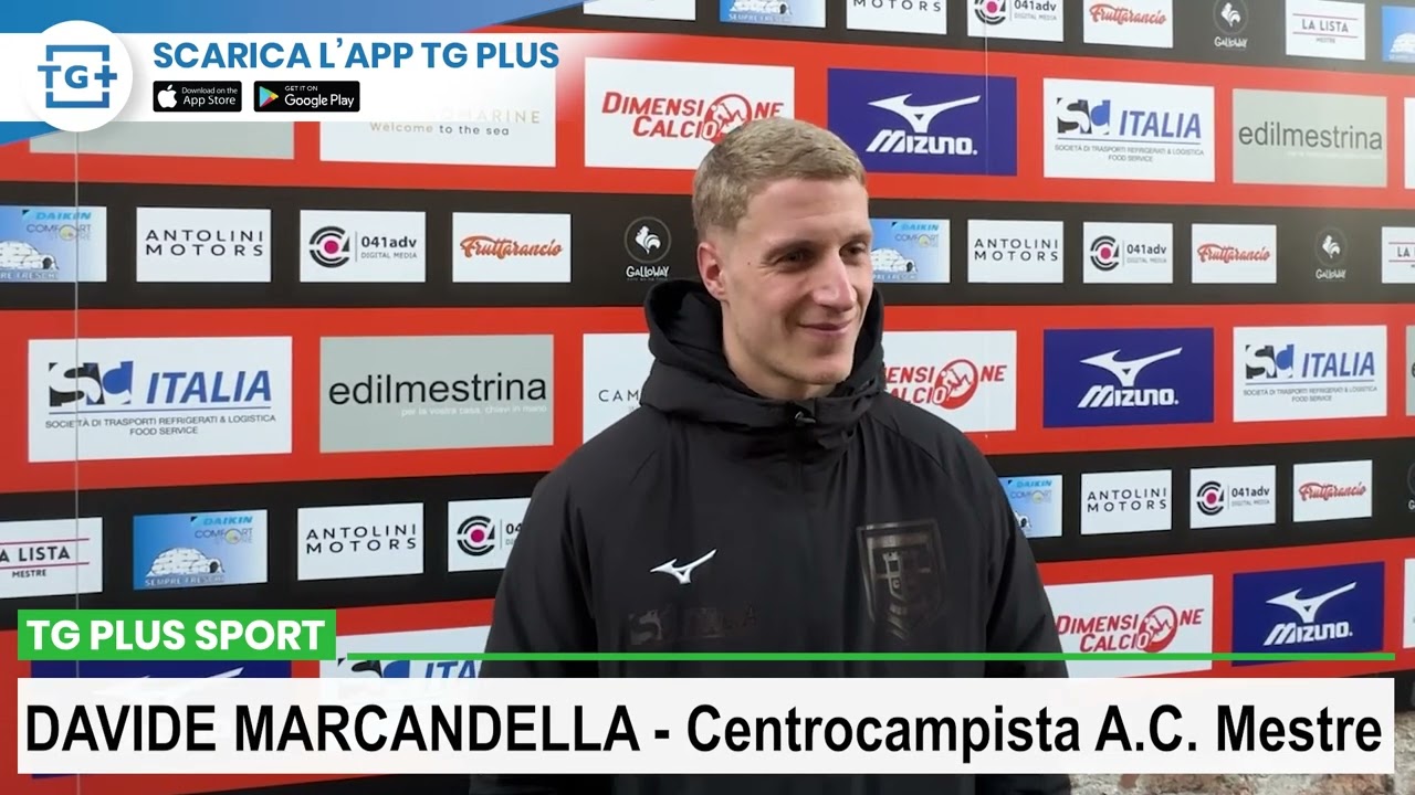 Mestre-Chions 2-1, parola a Mister Perticone e Marcandella - TG Plus SPORT Venezia