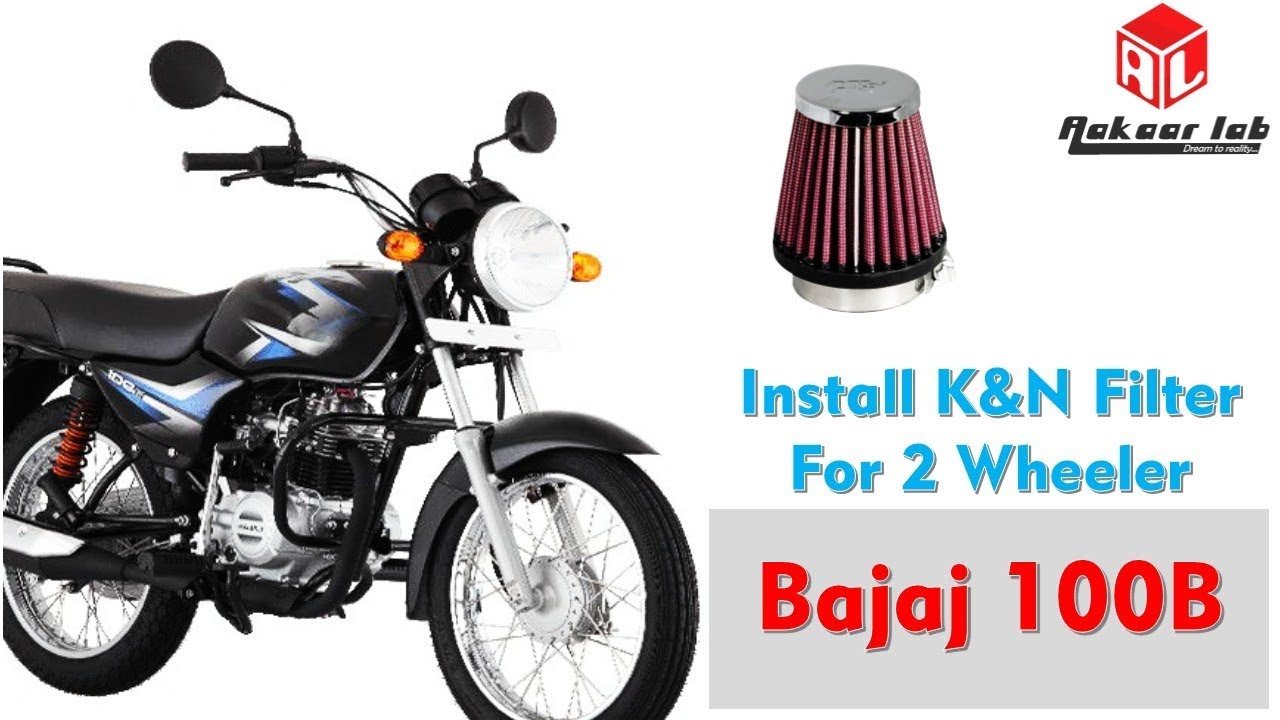 Установка фильтра K&N на мотоцикл Bajaj 100B