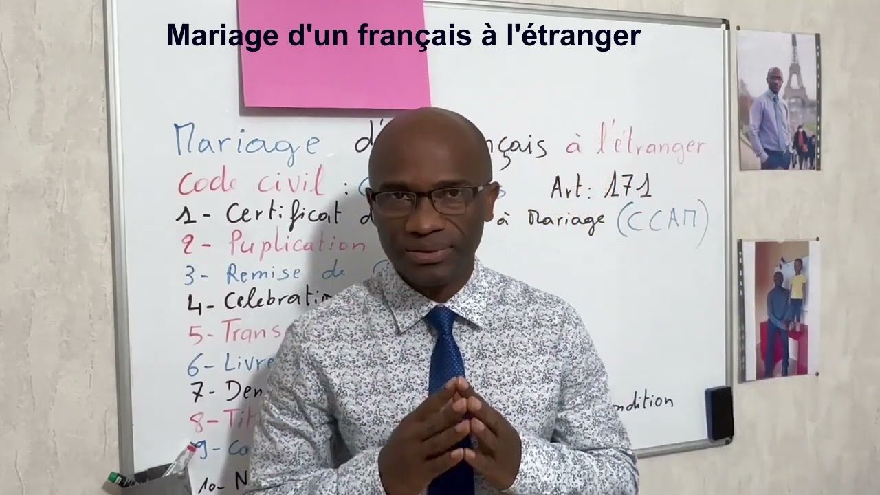 Mariage d'un français à l'étranger