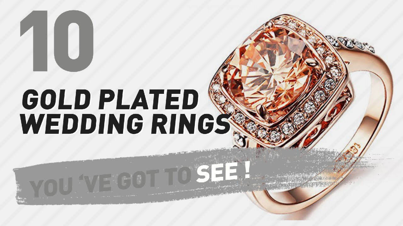 Gold Plated Wedding Rings Top 10 Collection // UK New & Popular 2017