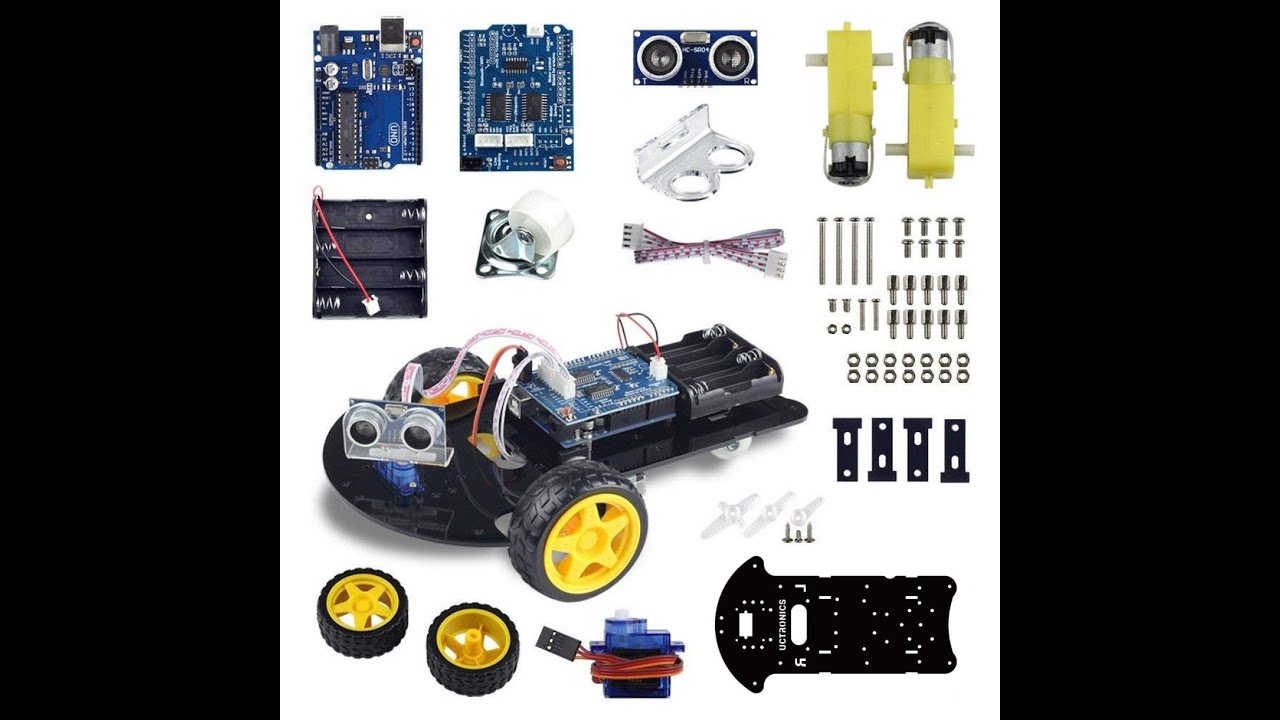 كيفية صنع روبوت ذاتي الحركة باستخدام الاردوينو( سيارة اردوينو ذاتية الحركه)arduino car
