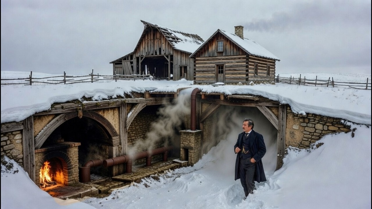He Built an Underground Chimney Which Later Provide Heat to the Whole Ranch That Cost Less Firewood