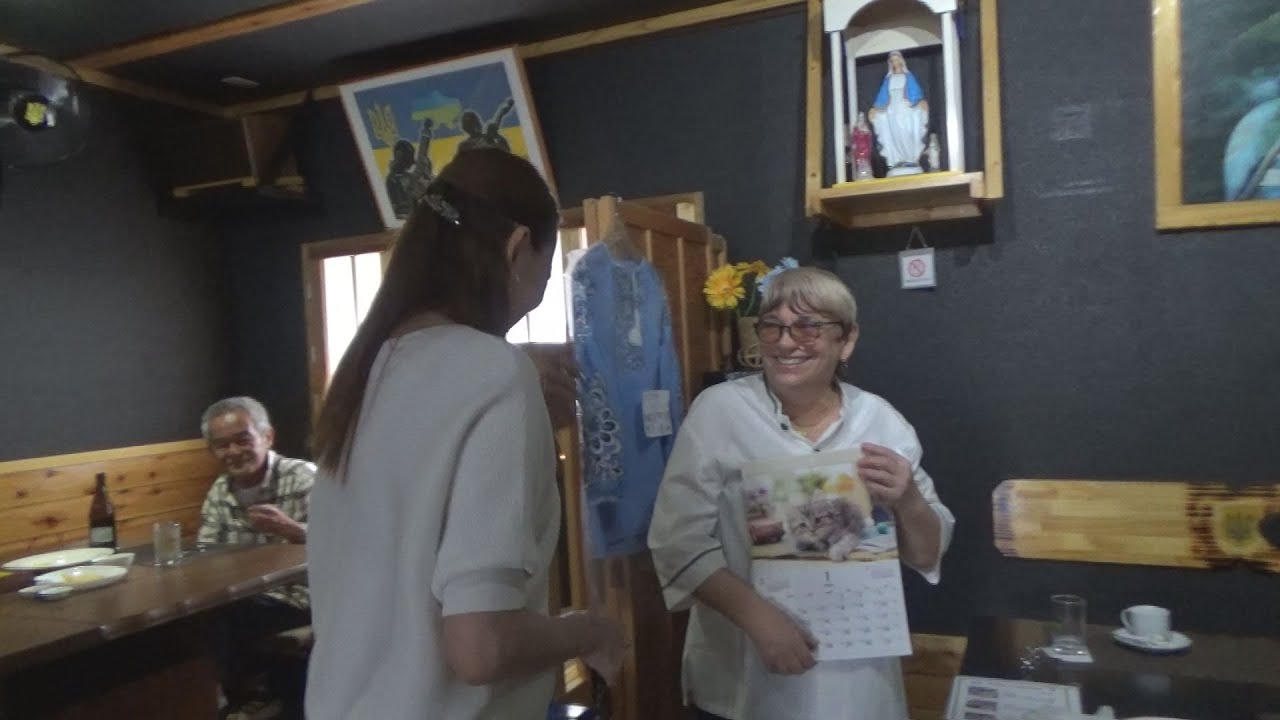 ウクライナ避難民の料理店　オープンから１周年　群馬・桐生市　(25/10/20)